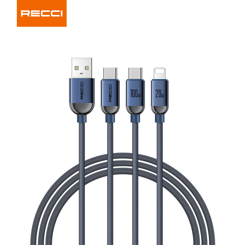Recci RS09 Crystal PD Fast Charging Data Cable Series