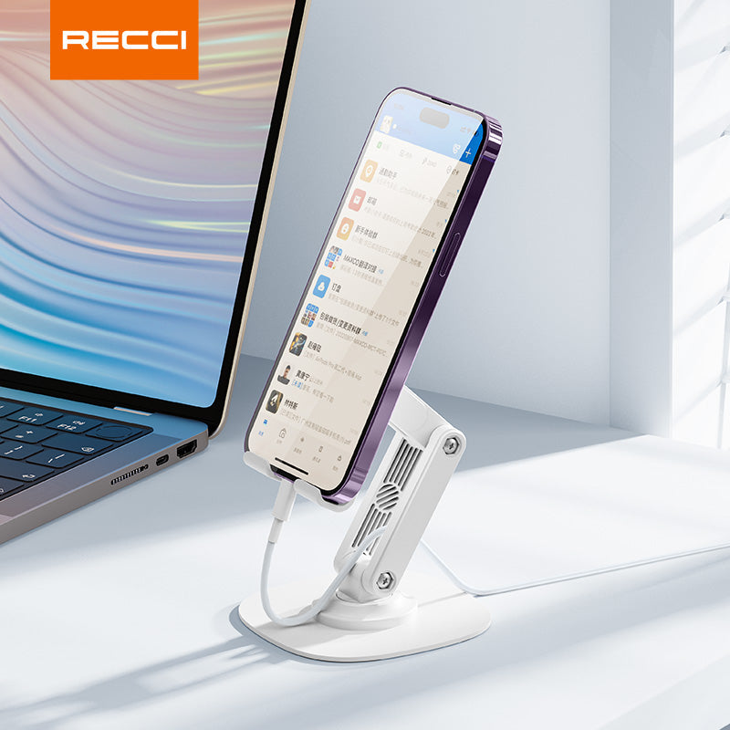 Recci RHO-M20 Foldable 360 Degree Rotating Mobile Phone Stands Holder