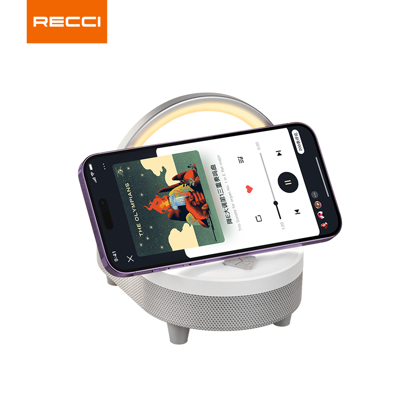 Recci RLS-L16 4 IN1 SPEAKER WIRELESS CHARGER