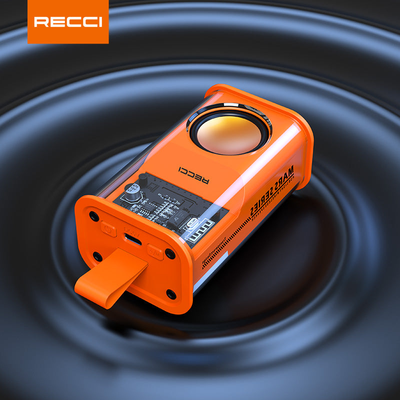 Recci RSK-W30 Mars Series Wireless Bluetooth Speaker Portable With RGB Colorful Lights