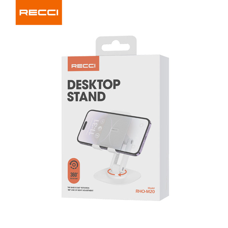 Recci RHO-M20 Foldable 360 Degree Rotating Mobile Phone Stands Holder