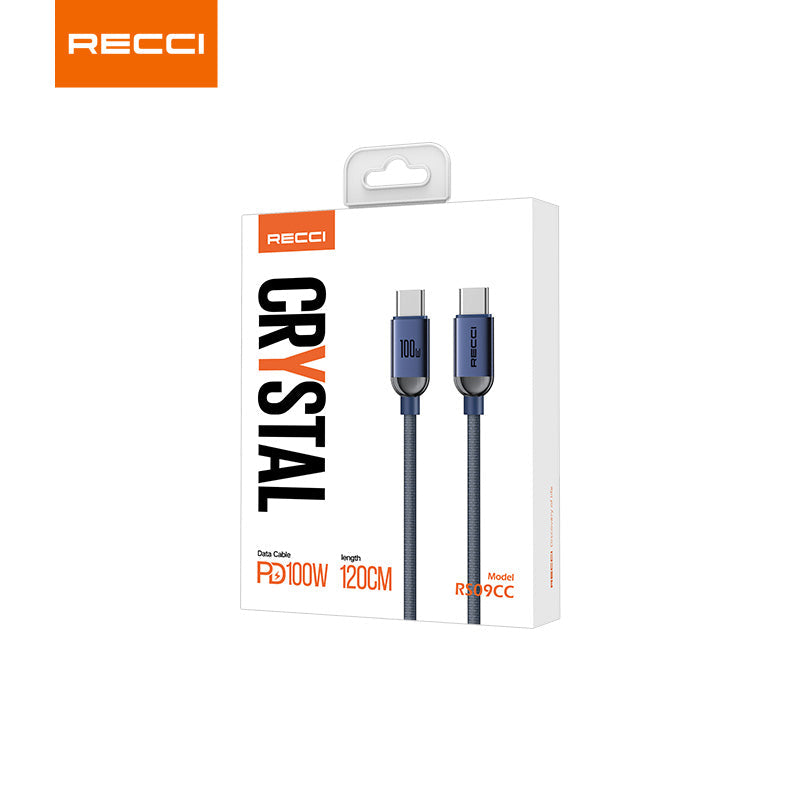 Recci RS09 Crystal PD Fast Charging Data Cable Series