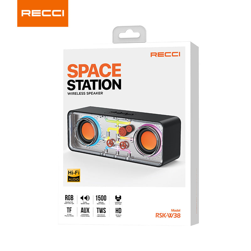 Recci RSK-W38 Space Station Wireless Bluetooth Speaker HIFI