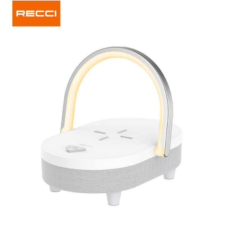Recci RLS-L16   4 IN1 SPEAKER WIRELESS CHARGER
