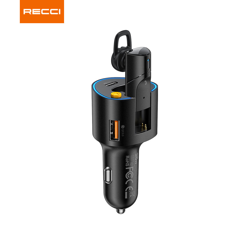 Recci RQ07  PD Fast Charging Car Charger