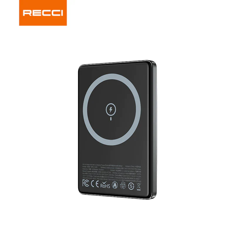 Recci RBP-W20 Armor Wireless Magnetic PB 4900mAh