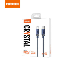 Recci RS09 Crystal PD Fast Charging Data Cable Series